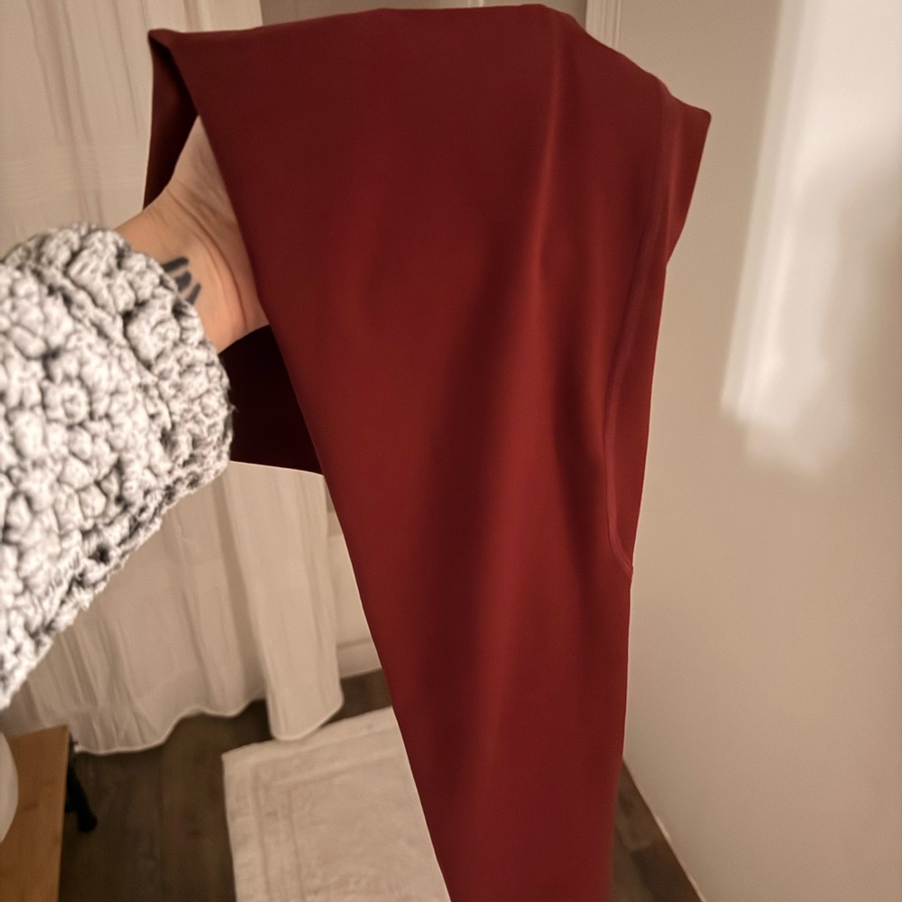 Balance Athletica Deep Red Leggings